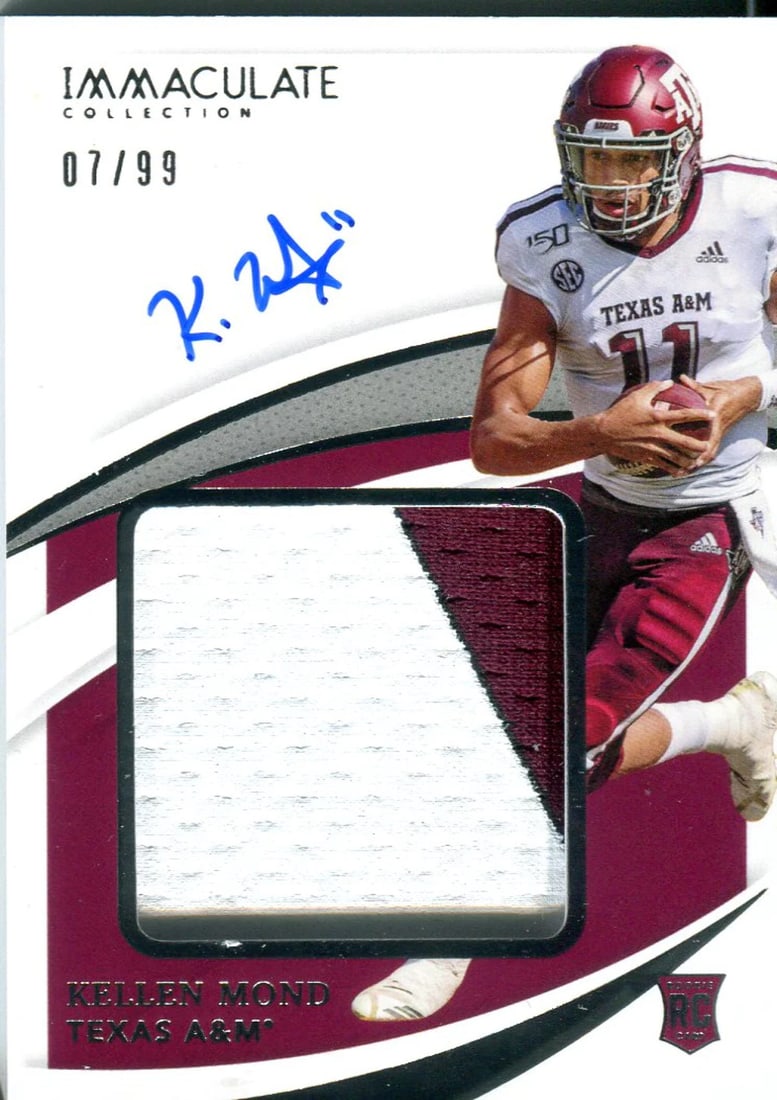 Rooki Kellen Mond 2021 Panini Immaculate Collegiate Autographed Game Worn Jersey: Rooki Kellen Mond 2021 Panini Immaculate Collegiate Autographed Game Worn Jersey This listing features Rooki Kellen Mond 2021 Panini Immaculate Collegiate Autographed Game Worn Jersey. Item specifics