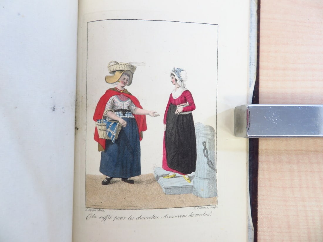 C.G.Sulpke Costumes de la Hollande 19th Dutch folk fashion book art print (1 of 10)