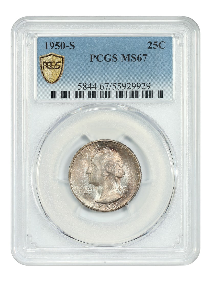 Washington Quarter - 1950-S 25C PCGS MS67 (1 of 4)