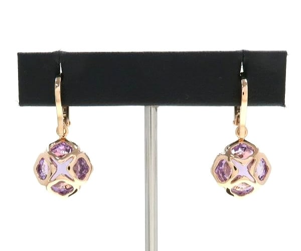 Earrings Chopard Imperiale Cocktail 18k Rose Gold Large Amethyst Drop Dangle: Earrings Chopard Imperiale Cocktail 18k Rose Gold Large Amethyst Drop Dangle This listing features Earrings Chopard Imperiale Cocktail 18k Rose Gold Large Amethyst Drop Dangle. Item specifics are prov
