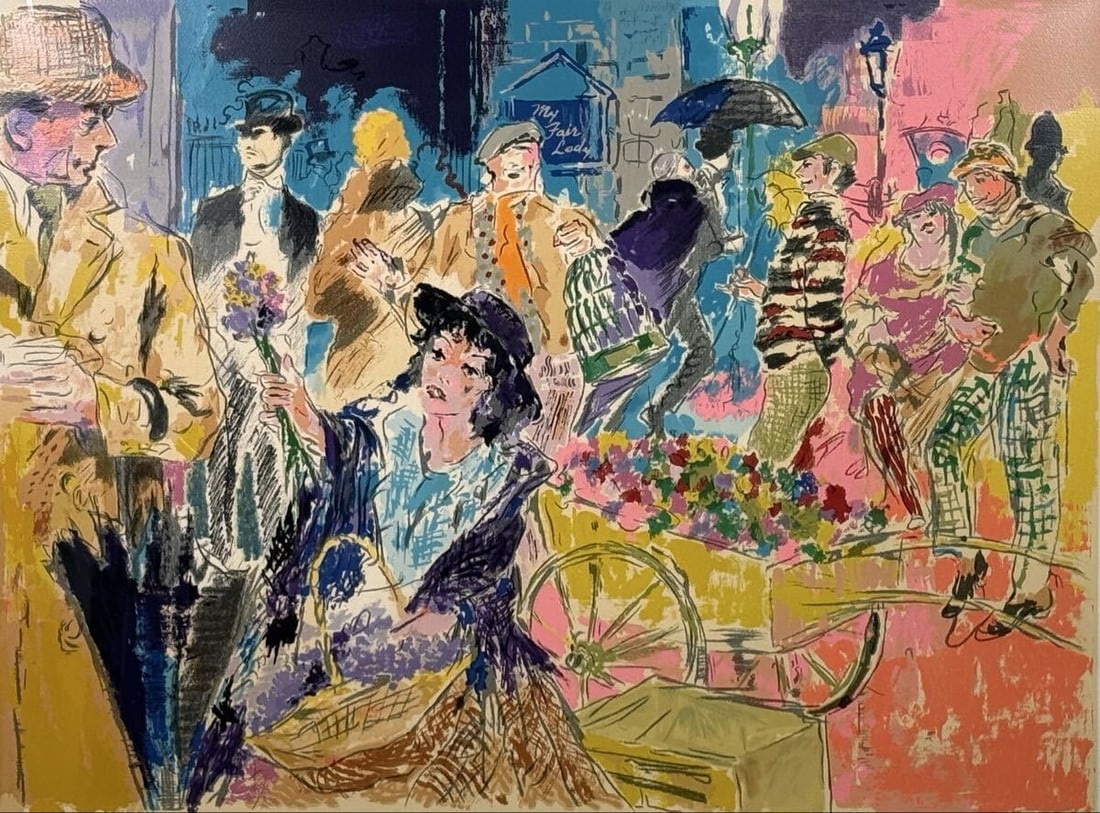 collectible No Frame LeRoy Neiman My Fairlady Lithograph Hand Signed ED 16/ 300 (1 of 8)