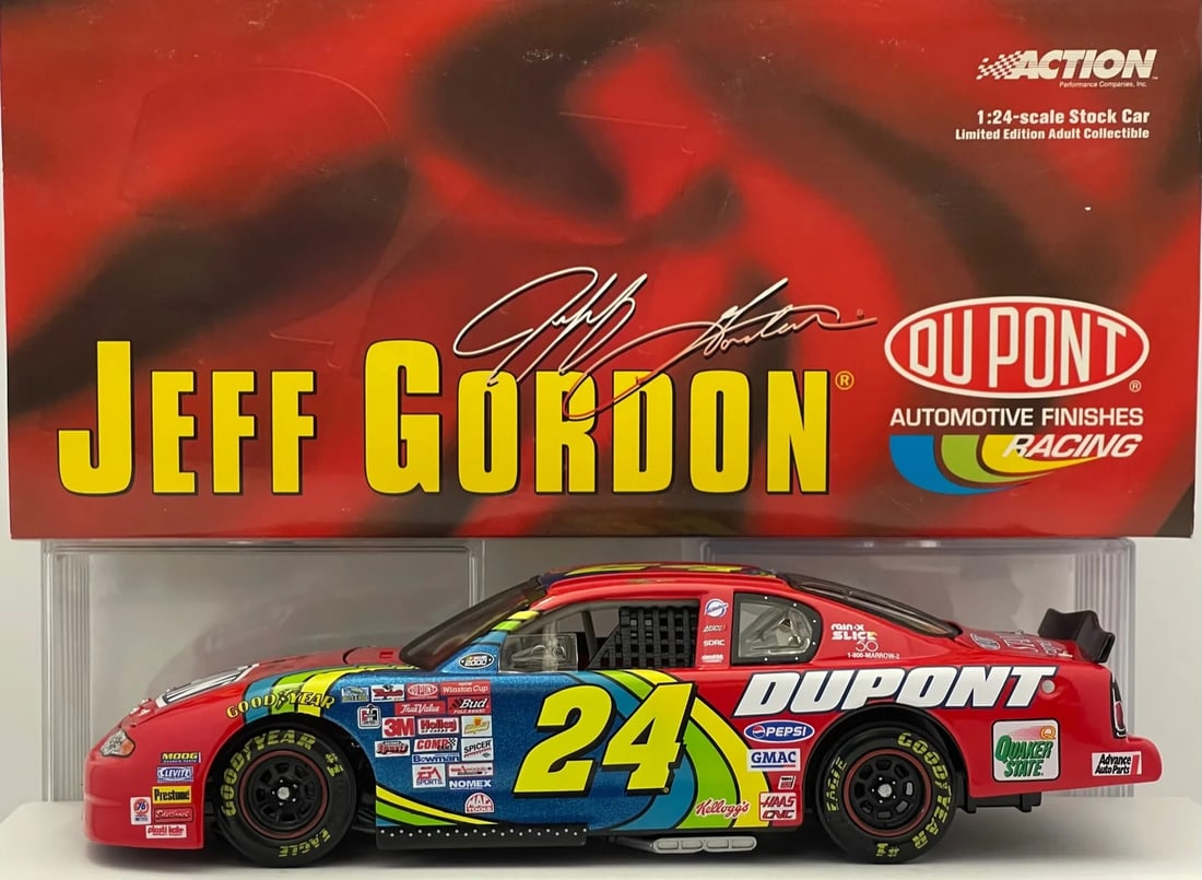Car Jeff Gordon Unsigned 1: 24 Scale Die Cast (1 of 2)