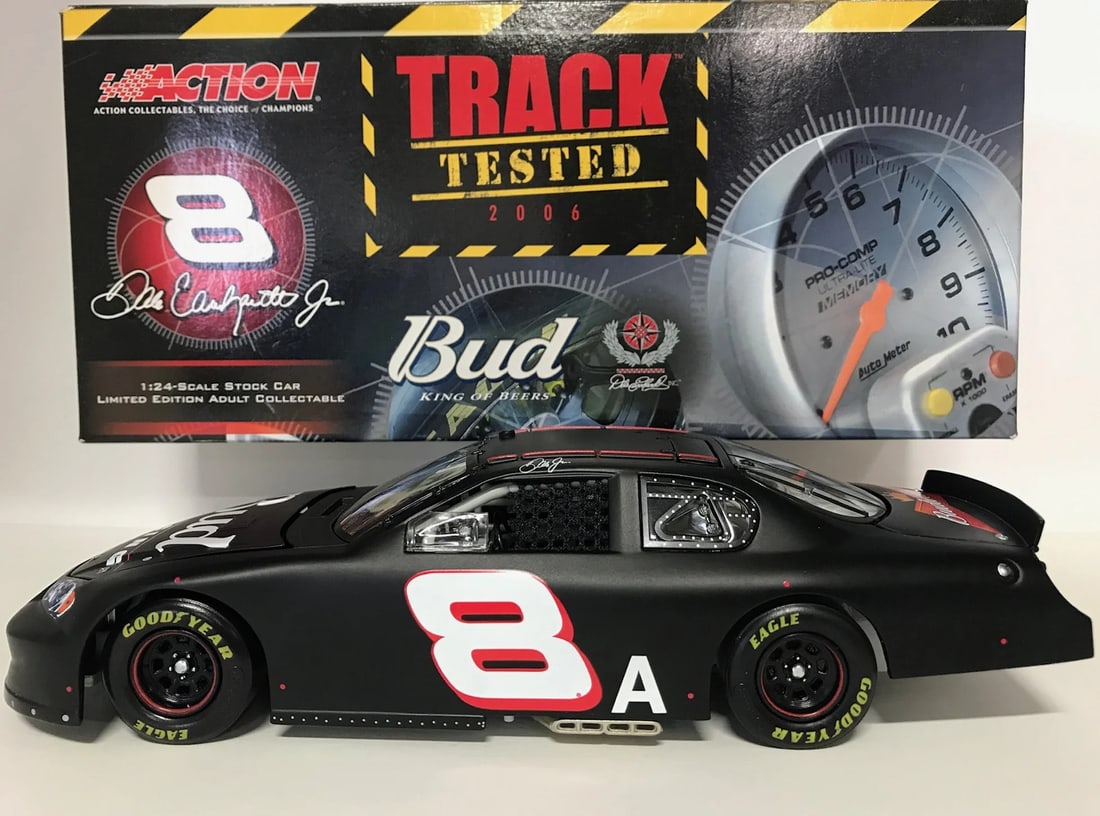 Cast Dale Earnhardt Jr. Unsigned Track Tested 2006 Monte Carlo Die: Cast Dale Earnhardt Jr. Unsigned Track Tested 2006 Monte Carlo Die This listing features Cast Dale Earnhardt Jr. Unsigned Track Tested 2006 Monte Carlo Die. Item specifics are provided below. Item