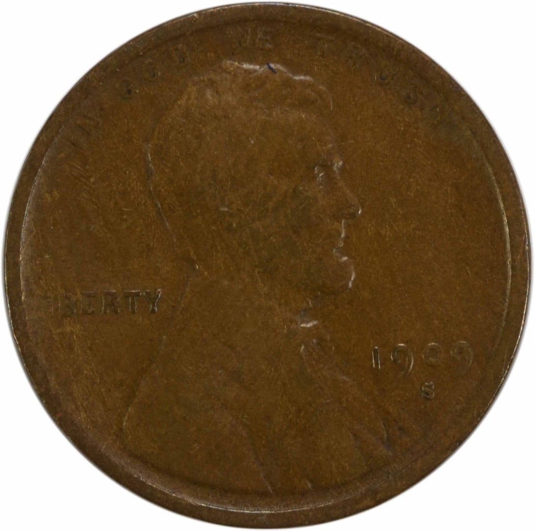 Uncertified 1909-S/ S Lincoln Cent S/ Horizontal S RPM 2 FS-1502 F (1 of 2)