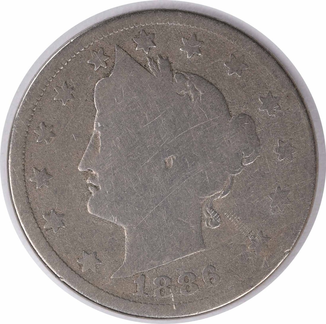 Uncertified 1886 Liberty Nickel G (1 of 2)