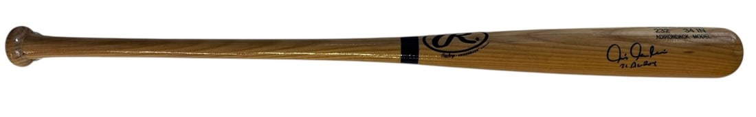 Bat Chris Chambliss Autographed Rawlings Adirondack Big Stick (1 of 2)