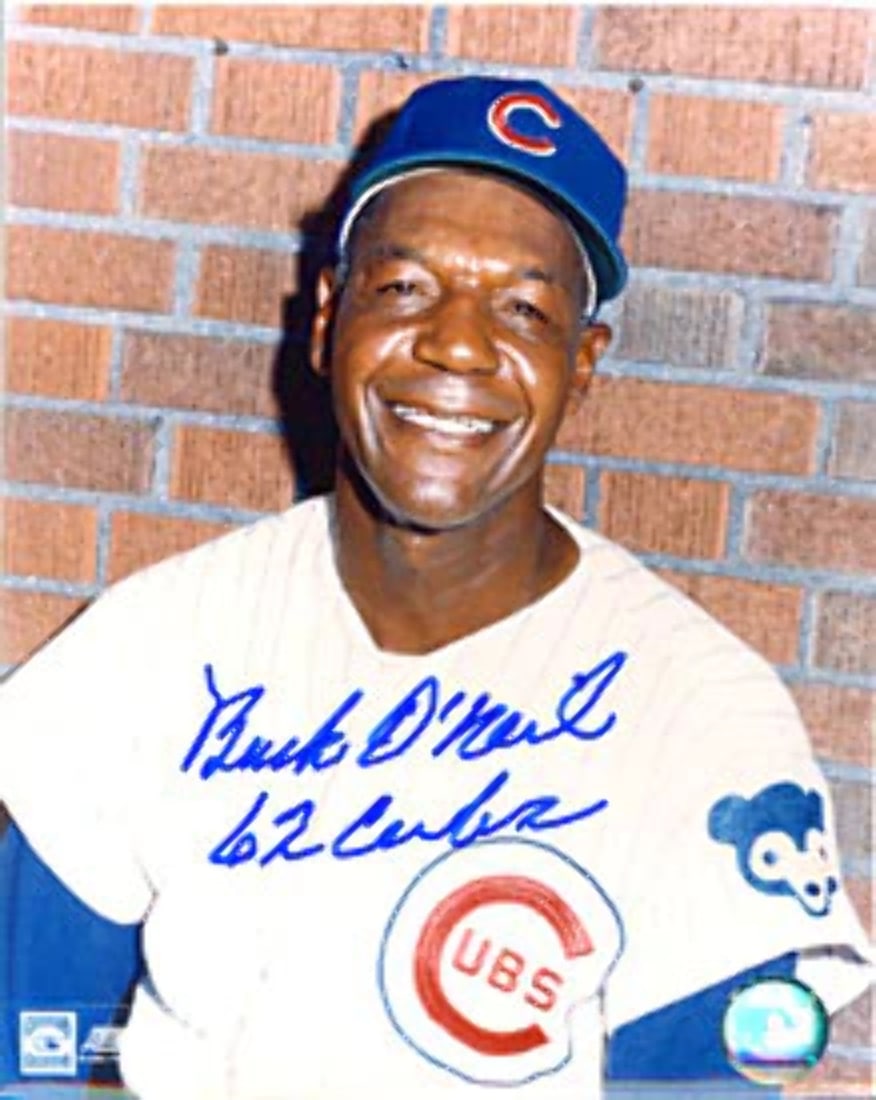 Photo Buck O'Neil 62 Cubs Autographed 8x10: Photo Buck O'Neil 62 Cubs Autographed 8x10 This listing features Photo Buck O'Neil 62 Cubs Autographed 8x10. Item specifics are provided below. Item Specifics: Country Of Origin: United States Buck O'