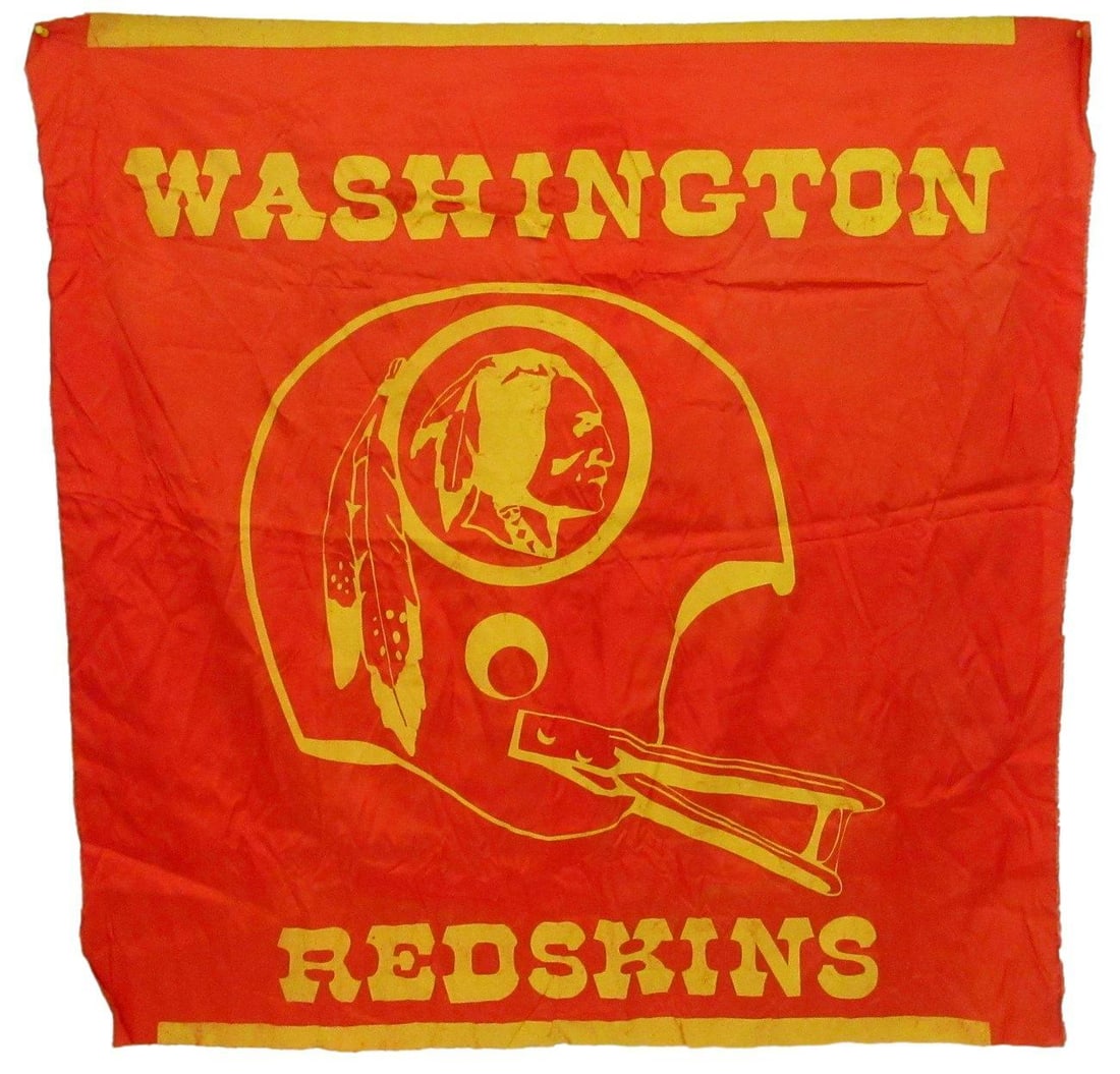 159323 Washington Redskins 43 inch x 44 inch Vintage RFK Statdium Banner (1 of 1)