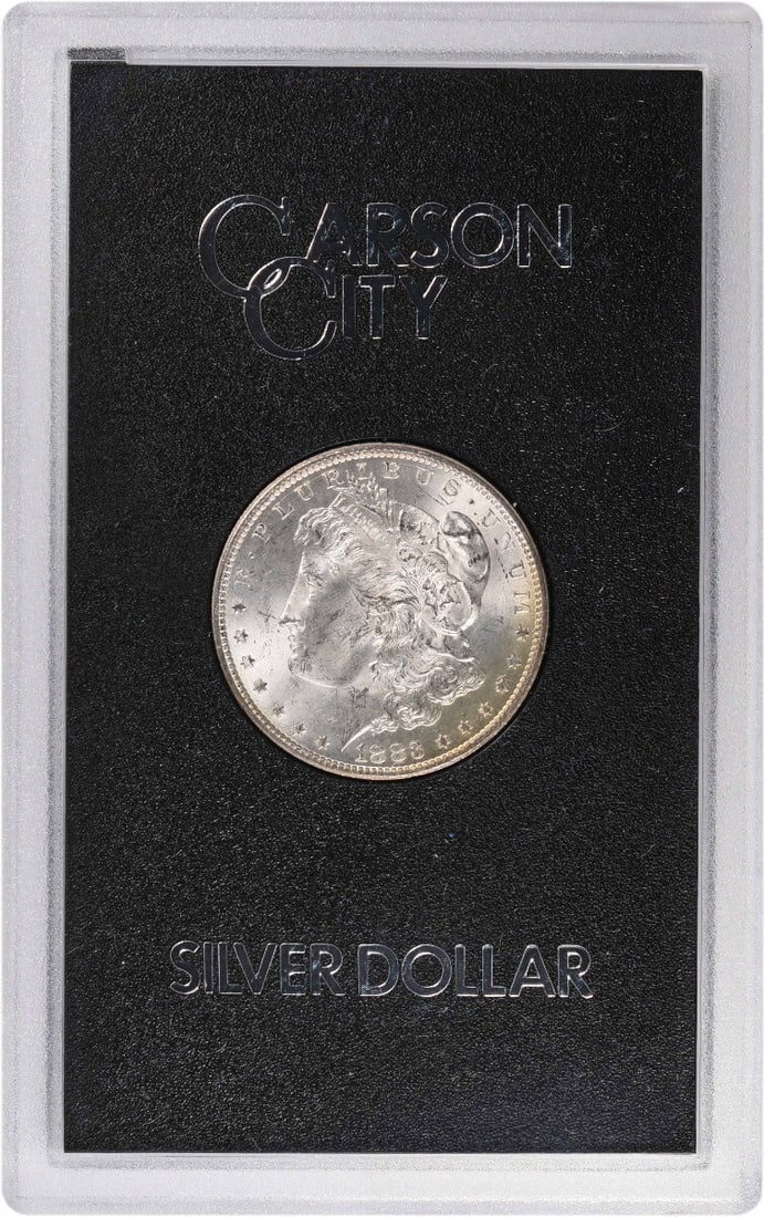 Pack 1883-CC Morgan Silver Dollar Brilliant Uncirculated GSA Holder Hard (1 of 2)