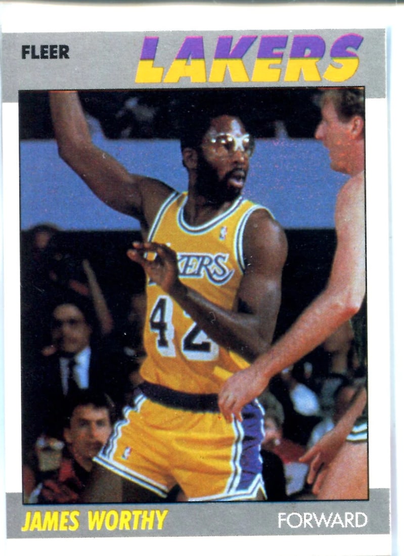 Card James Worthy 1987 Fleer (1 of 1)