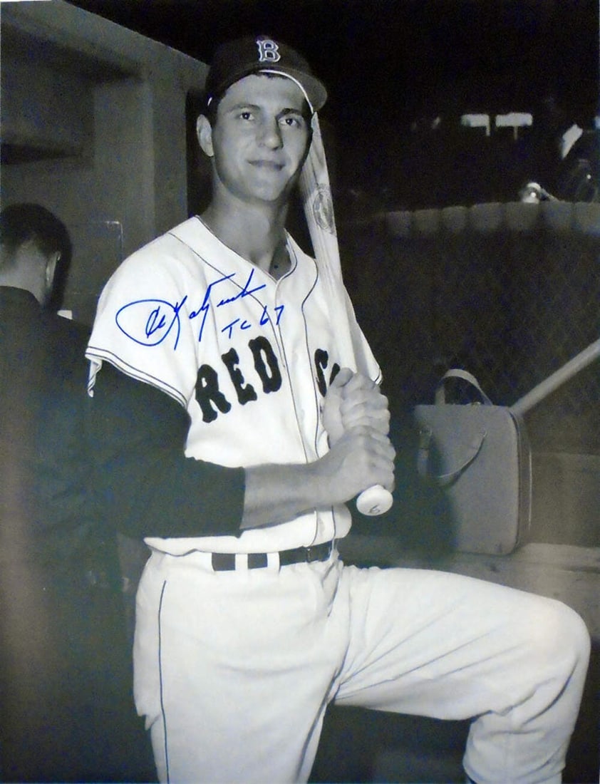 (JSA) Carl Yastrzemski TC 67 Autographed Rookie 16x20 Photo (1 of 1)