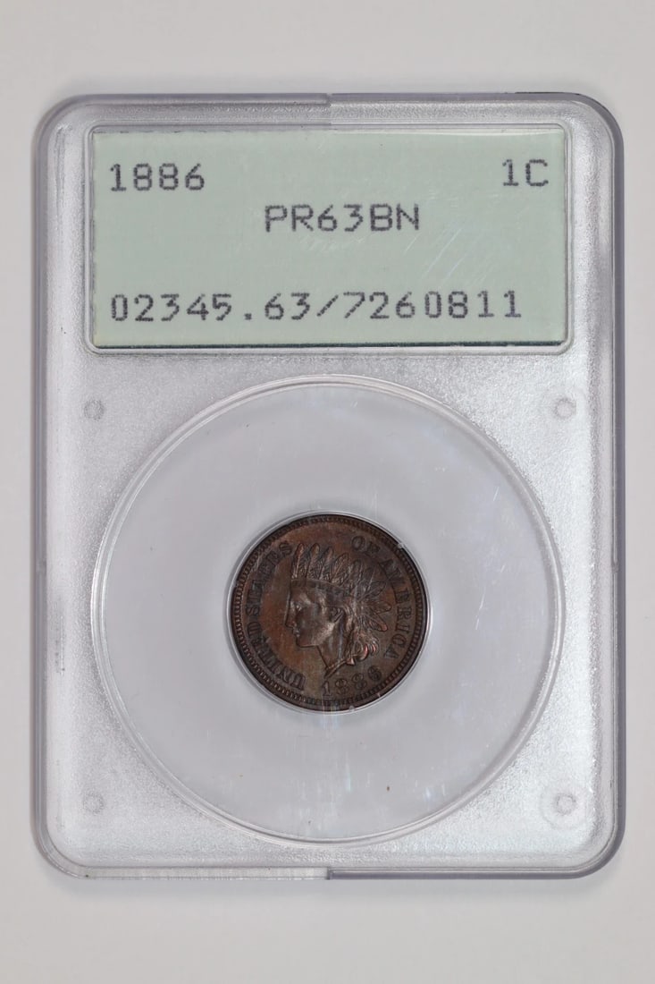OGH 1886 PROOF INDIAN HEAD CENT PCGS PR63 RB RATTLER: OGH 1886 PROOF INDIAN HEAD CENT PCGS PR63 RB RATTLER This listing features OGH 1886 PROOF INDIAN HEAD CENT PCGS PR63 RB RATTLER. Item specifics are provided below. Item Specifics: Certification: PCGS