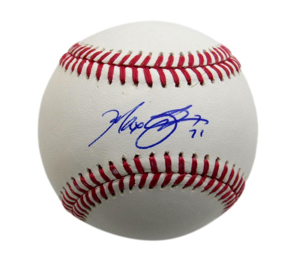 194369 Max Scherzer Signed/ Autographed OML Baseball Texas Rangers PSA/ DNA (1 of 3)