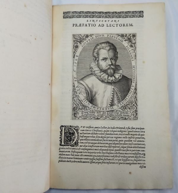 Vellum 1599 1st Edition II. Pars Indiae Orientalis Linschoten/ de Bry Latin: Vellum 1599 1st Edition II. Pars Indiae Orientalis Linschoten/ de Bry Latin This listing features Vellum 1599 1st Edition II. Pars Indiae Orientalis Linschoten/ de Bry Latin. Item specifics are provid
