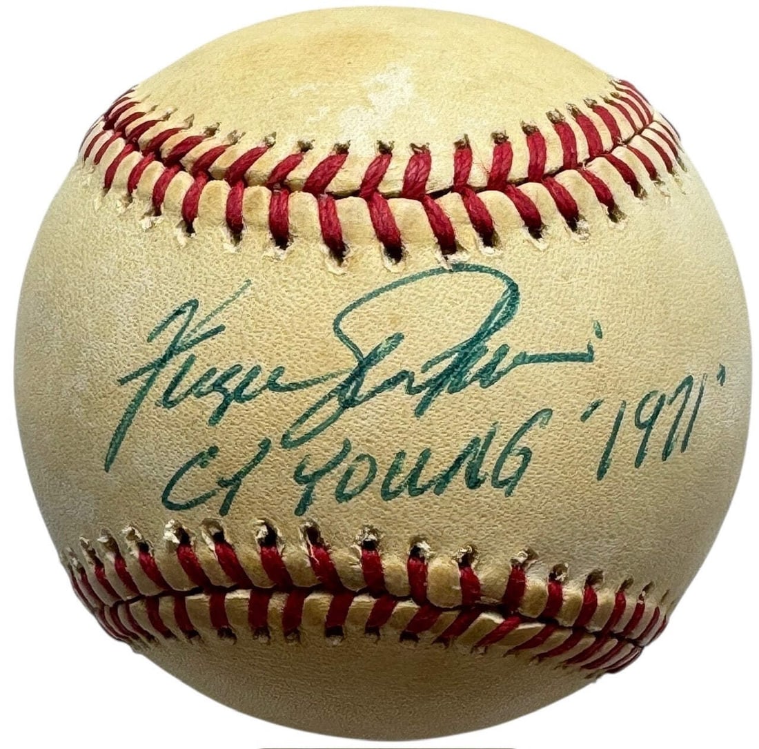 Baseball Fergie Jenkins Autographed Official National League (1 of 2)