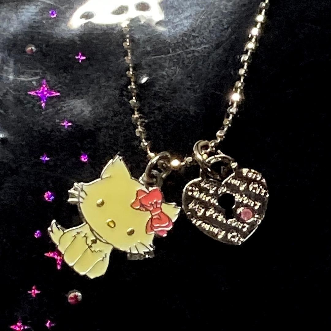 Gift Sanrio Charmy Kitty Necklace Pink Heart Pendant Cute Hello Kitty Jewelry: Gift Sanrio Charmy Kitty Necklace Pink Heart Pendant Cute Hello Kitty Jewelry This listing features Gift Sanrio Charmy Kitty Necklace Pink Heart Pendant Cute Hello Kitty Jewelry. Item specifics are