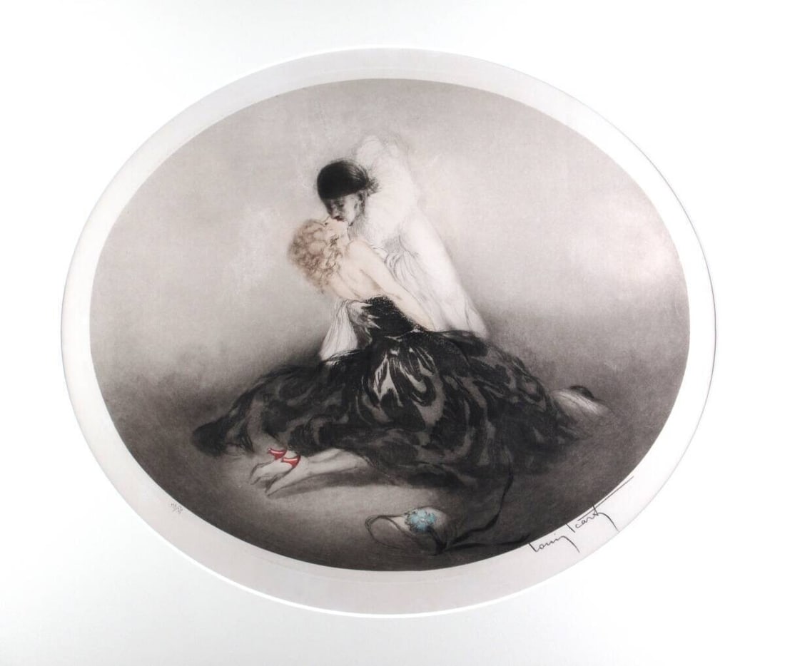 Framed Louis Icart Work A Etching ED380 Signed Limited Edition Vintage Art Print: Framed Louis Icart Work A Etching ED380 Signed Limited Edition Vintage Art Print This listing features Framed Louis Icart Work A Etching ED380 Signed Limited Edition Vintage Art Print. Item specifics