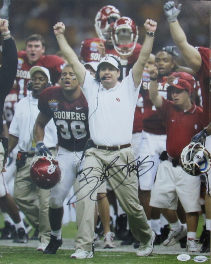 148012 Bob Stoops Oklahoma Sooners Signed 16x20 Photo JSA Boomer: 148012 Bob Stoops Oklahoma Sooners Signed 16x20 Photo JSA Boomer This listing features 148012 Bob Stoops Oklahoma Sooners Signed 16x20 Photo JSA Boomer. Item specifics are provided below. Item Specifi