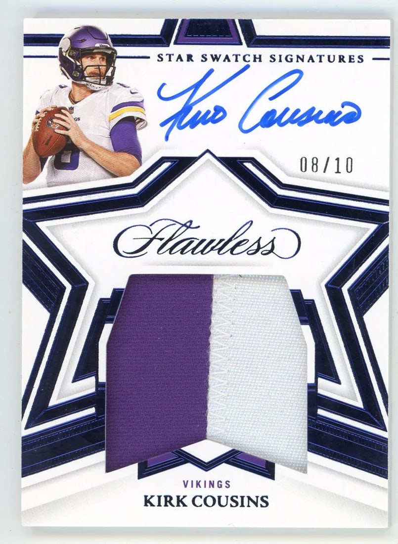 #SSS-KC Kirk Cousins 2022 Panini Autographed Patch Relic (1 of 2)