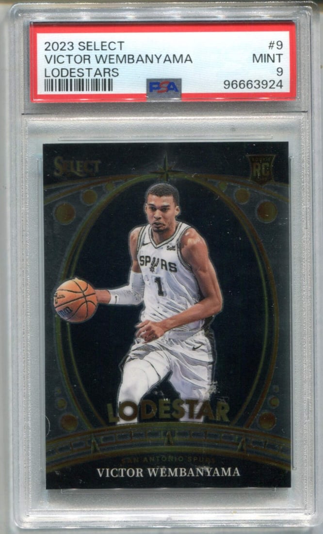 Card Victor Wembanyama 2023 Select Lodestars #9 PSA 9 (1 of 2)