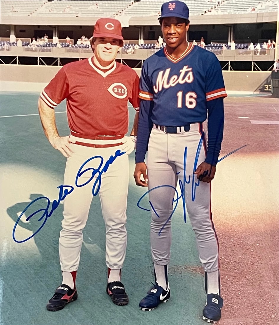 Photo Pete Rose & Dwight Gooden Autographed 8x10: Photo Pete Rose & Dwight Gooden Autographed 8x10 This listing features Photo Pete Rose & Dwight Gooden Autographed 8x10. Item specifics are provided below. Item Specifics: Country Of Origin: United St