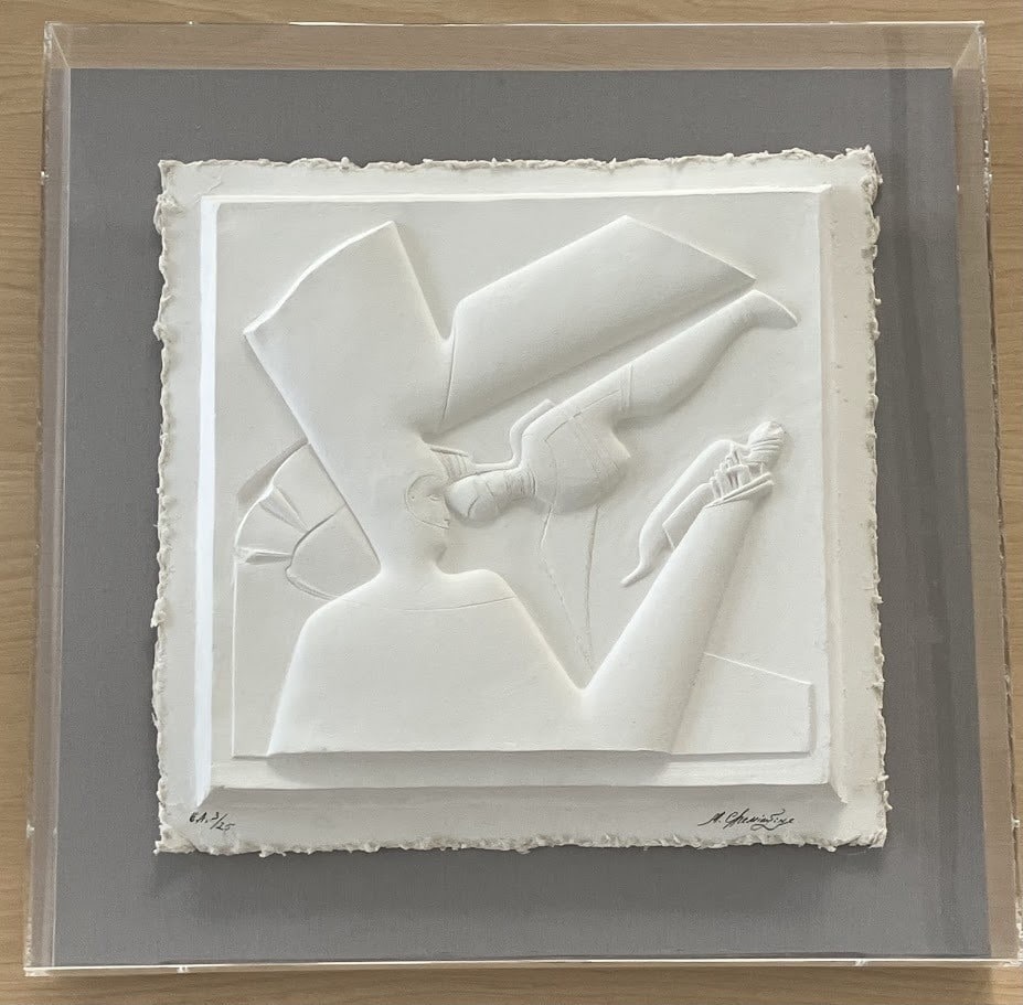 Art Mikhail Chemiakin Paper Casting Relief EA 3/ 25 Signed Russian Contemporary: Art Mikhail Chemiakin Paper Casting Relief EA 3/ 25 Signed Russian Contemporary This listing features Art Mikhail Chemiakin Paper Casting Relief EA 3/ 25 Signed Russian Contemporary. Item specifics ar