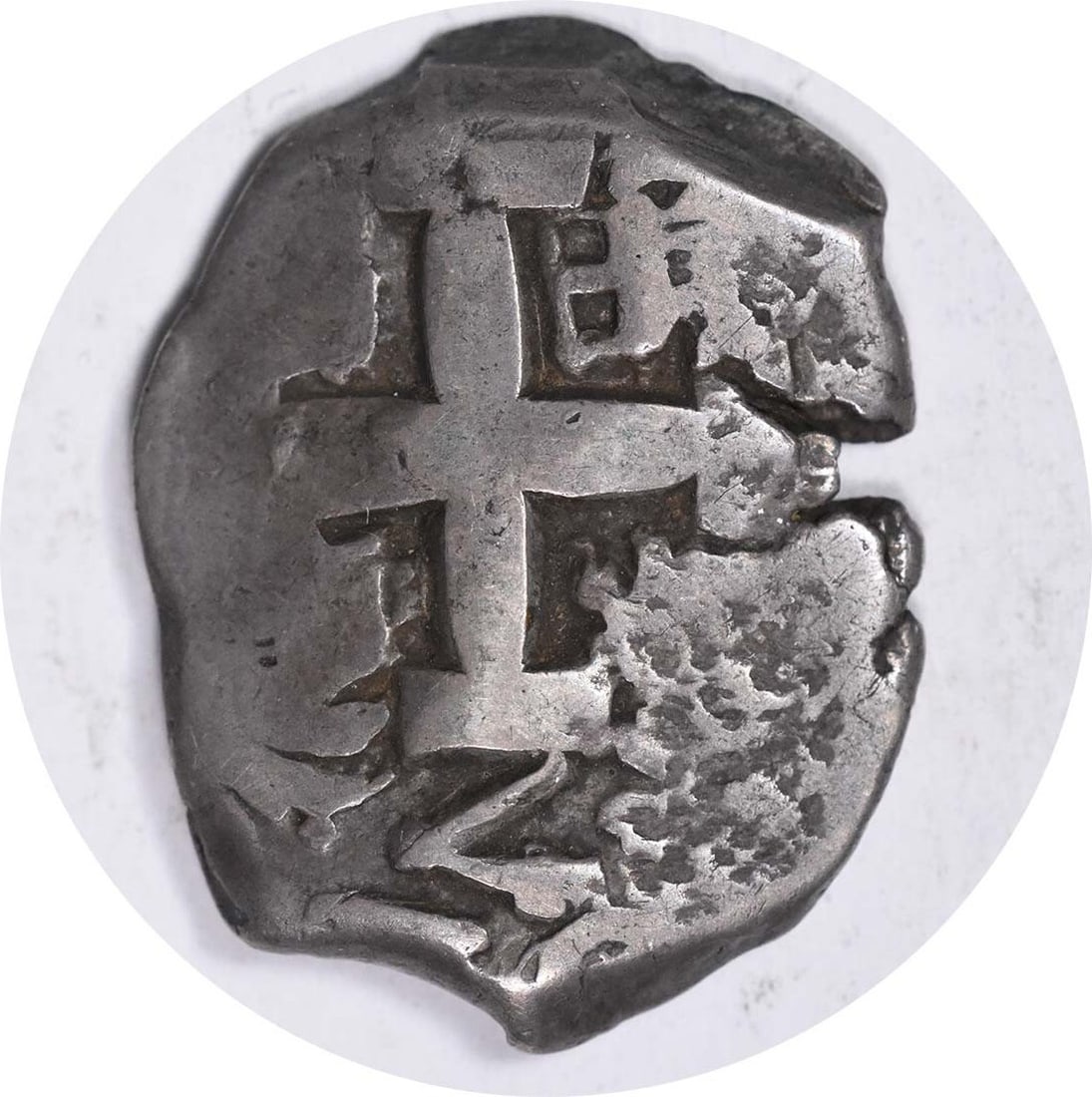 Uncertified ND (1740'S) Peru 2 Reales KM32A EF (1 of 2)