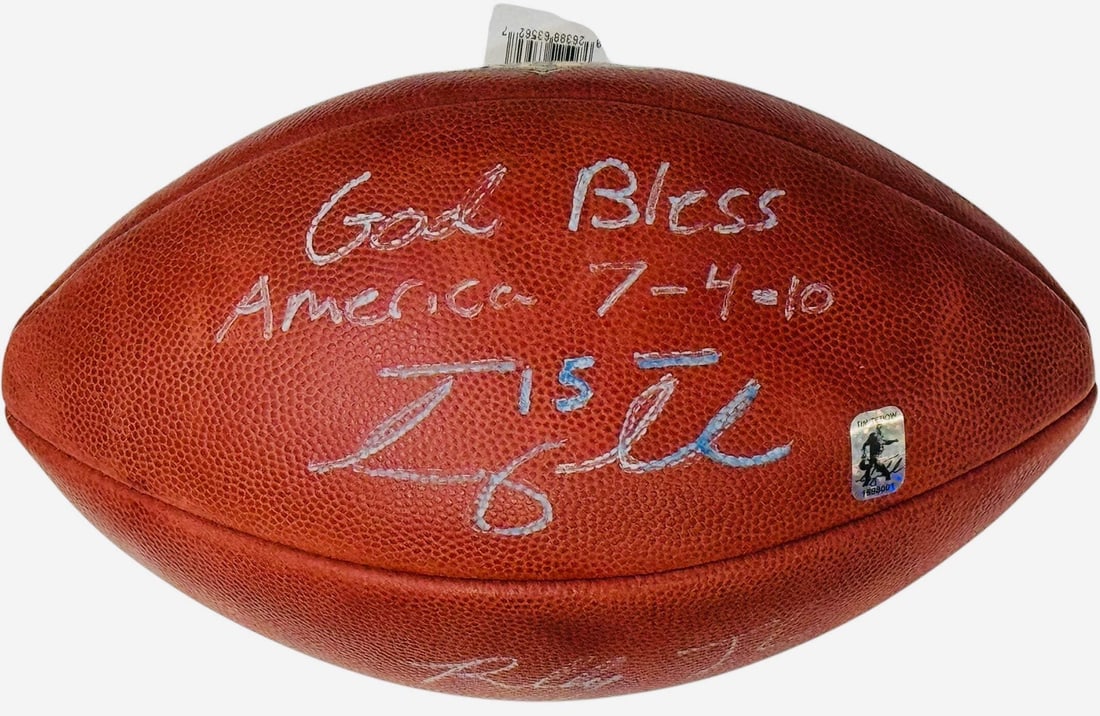 Holo) Tim & Robby Tebow Autographed Official Wilson Football (Tebow: Holo) Tim & Robby Tebow Autographed Official Wilson Football (Tebow This listing features Holo) Tim & Robby Tebow Autographed Official Wilson Football (Tebow. Item specifics are provided below. Item S