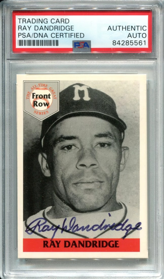 (PSA) Ray Dandridge Autographed 1992 Front Row Card (1 of 1)