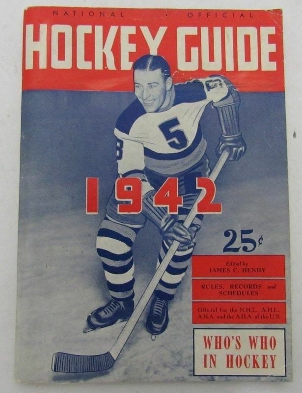 and Schedules 129484 - 1942 National Hockey Guide Rules - Records (1 of 3)
