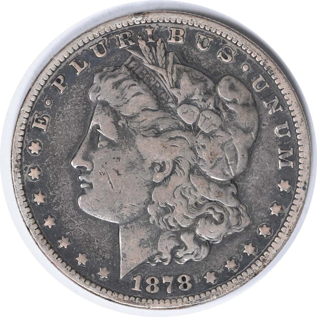 Uncertified 1878-S VAM 27 Morgan Dollar Long Arrow Shaft VF (1 of 2)