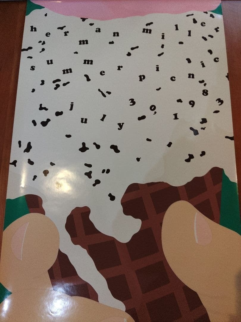 Art Herman Miller Summer Picnic Original Poster 1983 Ice cream cone Collectible: Art Herman Miller Summer Picnic Original Poster 1983 Ice cream cone Collectible This listing features Art Herman Miller Summer Picnic Original Poster 1983 Ice cream cone Collectible. Item specifics ar