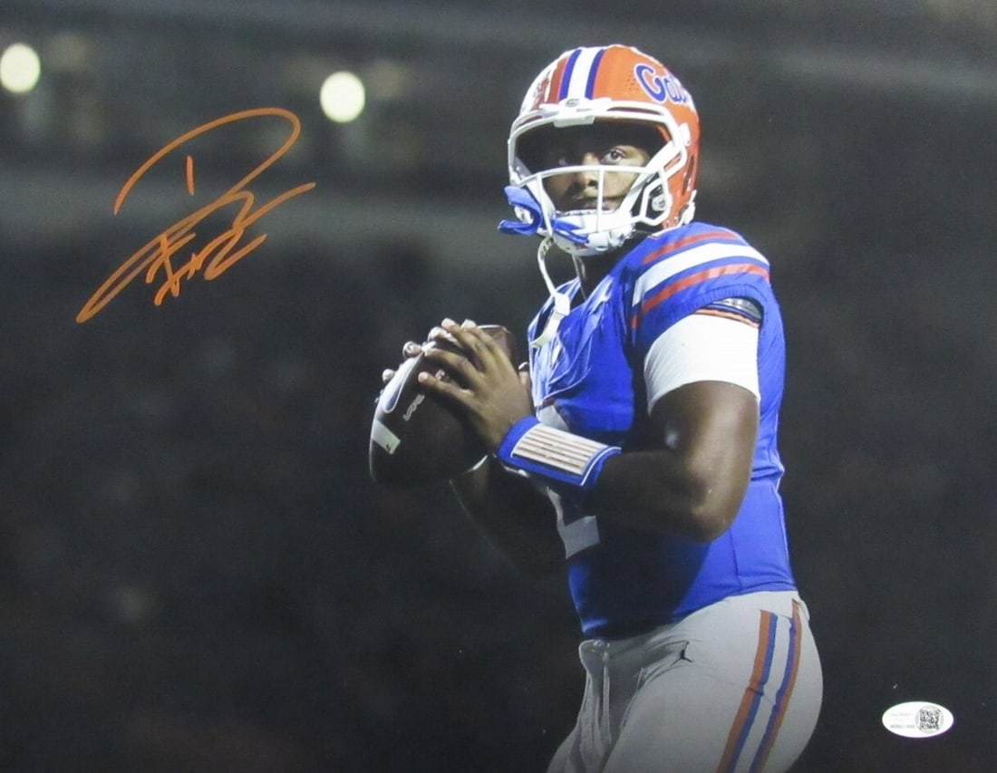 196818 D. J. Lagway Florida Gators Signed/ Autographed 11x14 Photo JSA: 196818 D. J. Lagway Florida Gators Signed/ Autographed 11x14 Photo JSA This listing features 196818 D. J. Lagway Florida Gators Signed/ Autographed 11x14 Photo JSA. Item specifics are provided below.