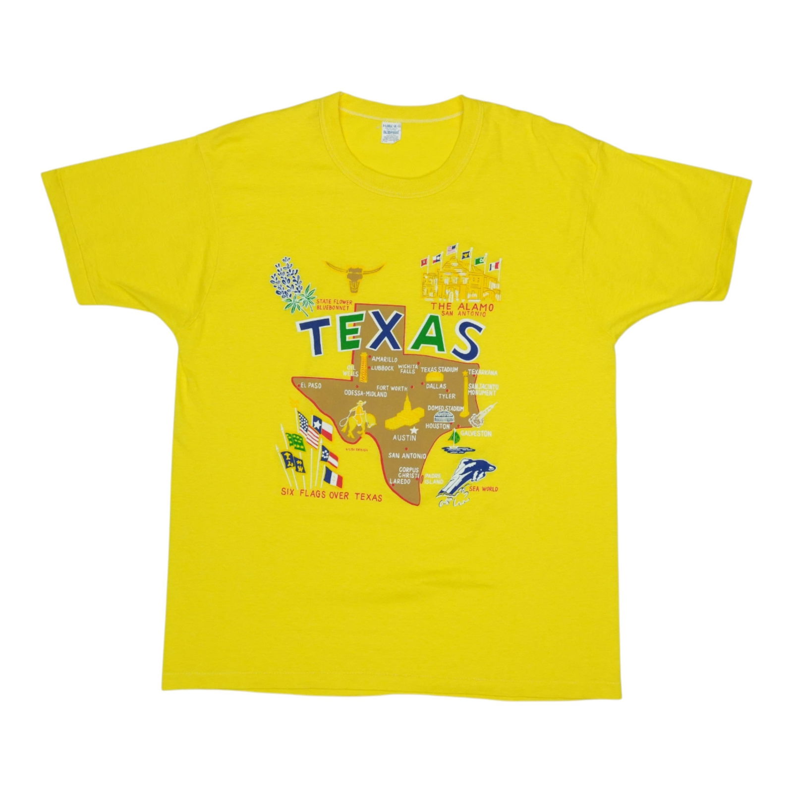 Shirt 1980s Texas Souveneir: Shirt 1980s Texas Souveneir This listing features Shirt 1980s Texas Souveneir. Item specifics are provided below. Item Specifics: Size: Extra Large Tag Size: Extra Large Material: 50/50 Poly/Cotton