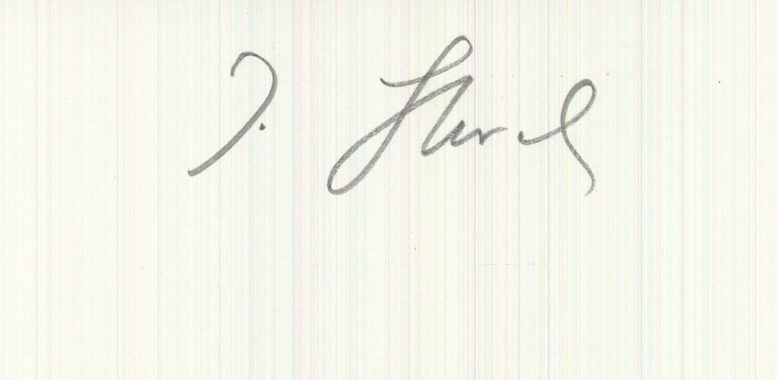 2000 ARTIST UNKNOWN Cloud SIGNED 17.75" x 17.75" Offset Lithograph - 2