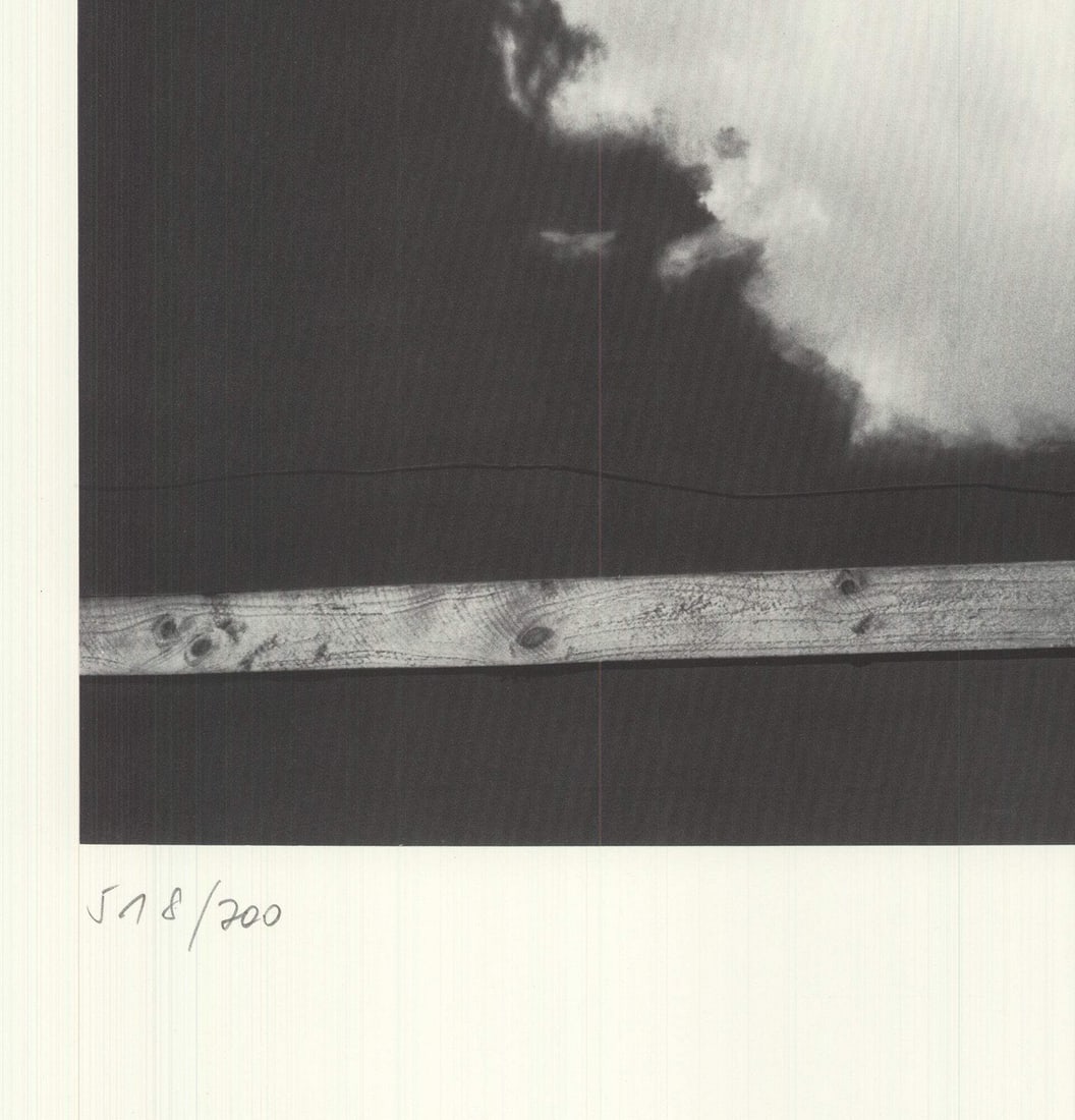 2000 ARTIST UNKNOWN Cloud SIGNED 17.75" x 17.75" Offset Lithograph - 5