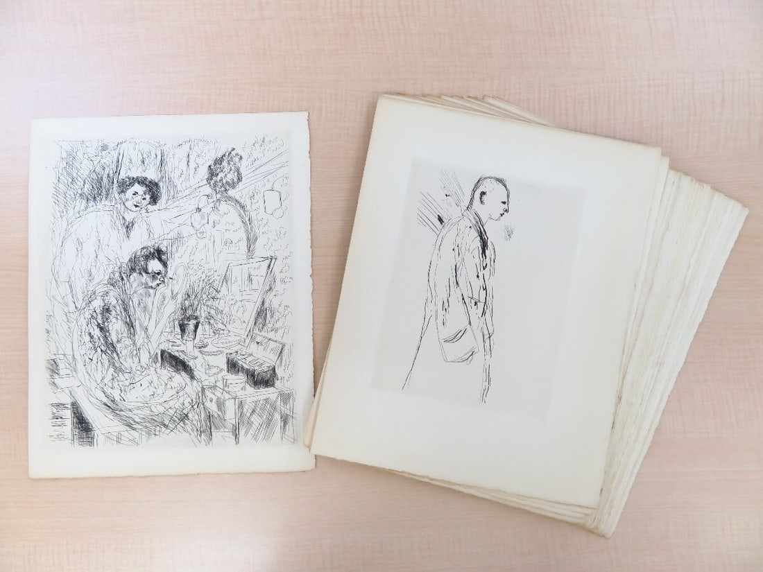 Etching Regis Gignoux & Andre Dunoyer De Segonzac L'Appel du clown 1930 1st 30 (1 of 10)