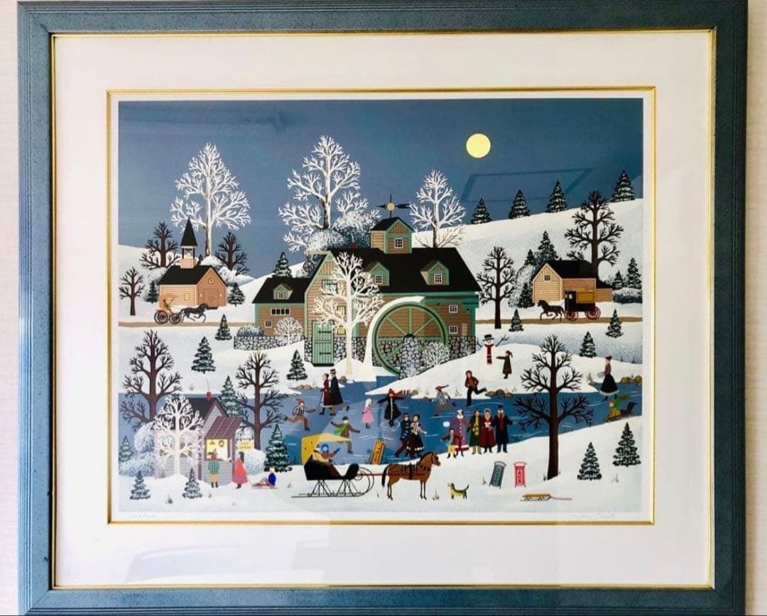 Art Jane Wooster Scott Lithograph ED 287/ 300 Framed Hand Signed Collectible (1 of 8)