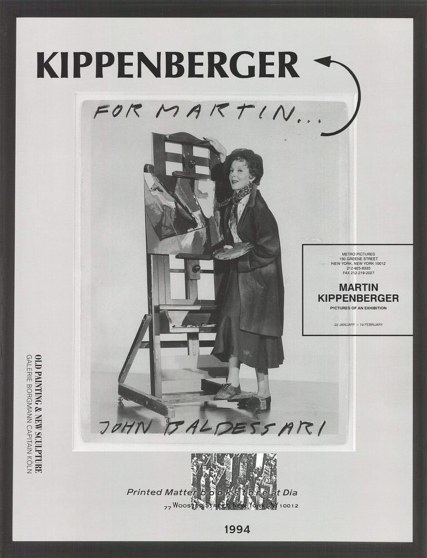 Contemporary MARTIN KIPPENBERGER For Martin 35.25" x 27" Offset Lithograph 1994: Contemporary MARTIN KIPPENBERGER For Martin 35.25" x 27" Offset Lithograph 1994 This listing features Contemporary MARTIN KIPPENBERGER For Martin 35.25" x 27" Offset Lithograph 1994. Item specifics ar