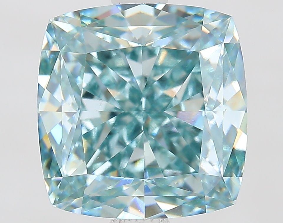 Loose Lab Diamond - IGI Cushion Modified 3.05ct Fancy Blueish Green VVS2: Loose Lab Diamond - IGI Cushion Modified 3.05ct Fancy Blueish Green VVS2 This listing features Loose Lab Diamond - IGI Cushion Modified 3.05ct Fancy Blueish Green VVS2. Item specifics are provided bel