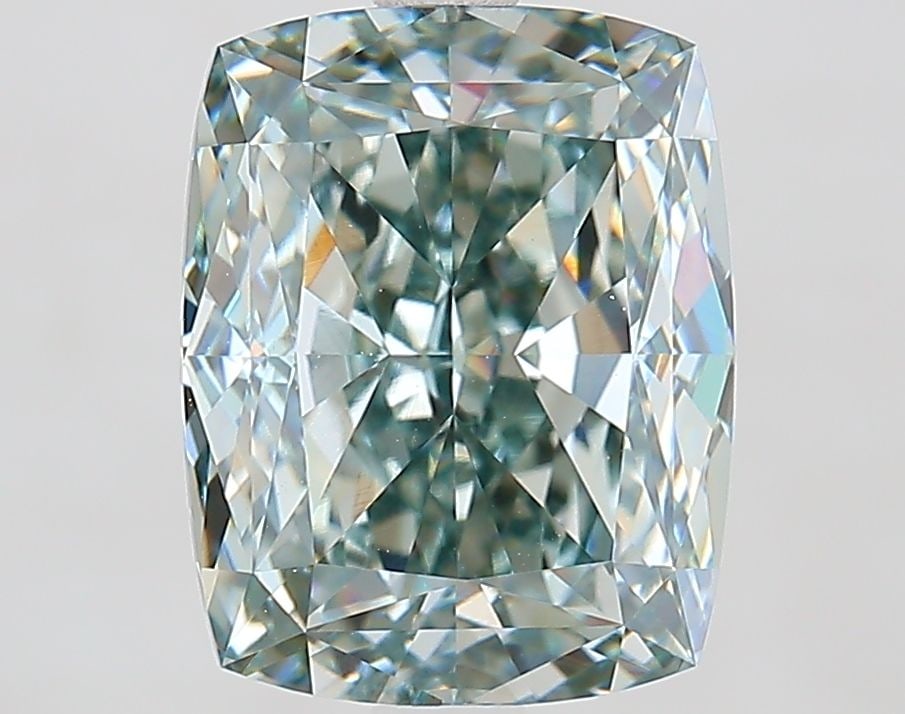 Loose Lab Diamond - IGI Cushion Modified 4.1ct Fancy Light Gray Green VVS2: Loose Lab Diamond - IGI Cushion Modified 4.1ct Fancy Light Gray Green VVS2 This listing features Loose Lab Diamond - IGI Cushion Modified 4.1ct Fancy Light Gray Green VVS2. Item specifics are