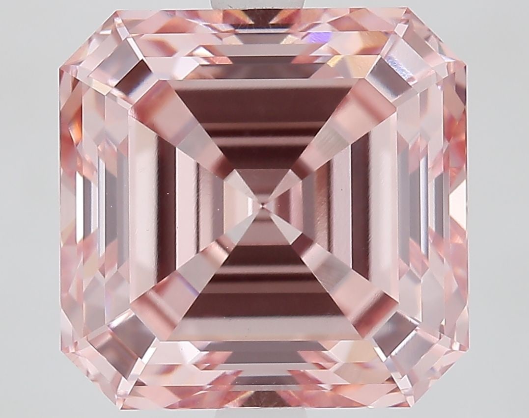 Loose Lab Diamond - IGI Asscher 4.77ct Fancy Intense Pink VVS2 (1 of 1)