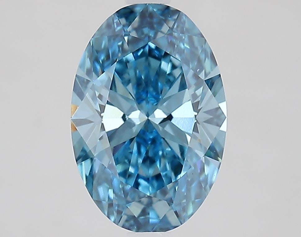 Loose Lab Diamond - IGI Oval 2.29ct Fancy Vivid Blue VVS2 (1 of 1)