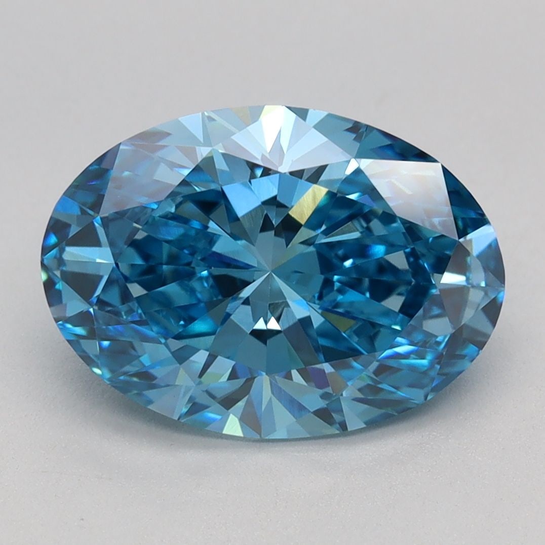 Loose Lab Diamond - IGI Oval 2.51ct Fancy Vivid Blue VVS2: Loose Lab Diamond - IGI Oval 2.51ct Fancy Vivid Blue VVS2 This listing features Loose Lab Diamond - IGI Oval 2.51ct Fancy Vivid Blue VVS2. Item specifics are provided below. Item Specifics: Source: Th