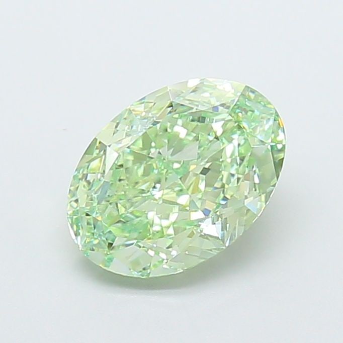 Loose Lab Diamond - IGI Oval 2.36ct Fancy Vivid Green VVS1 (1 of 1)