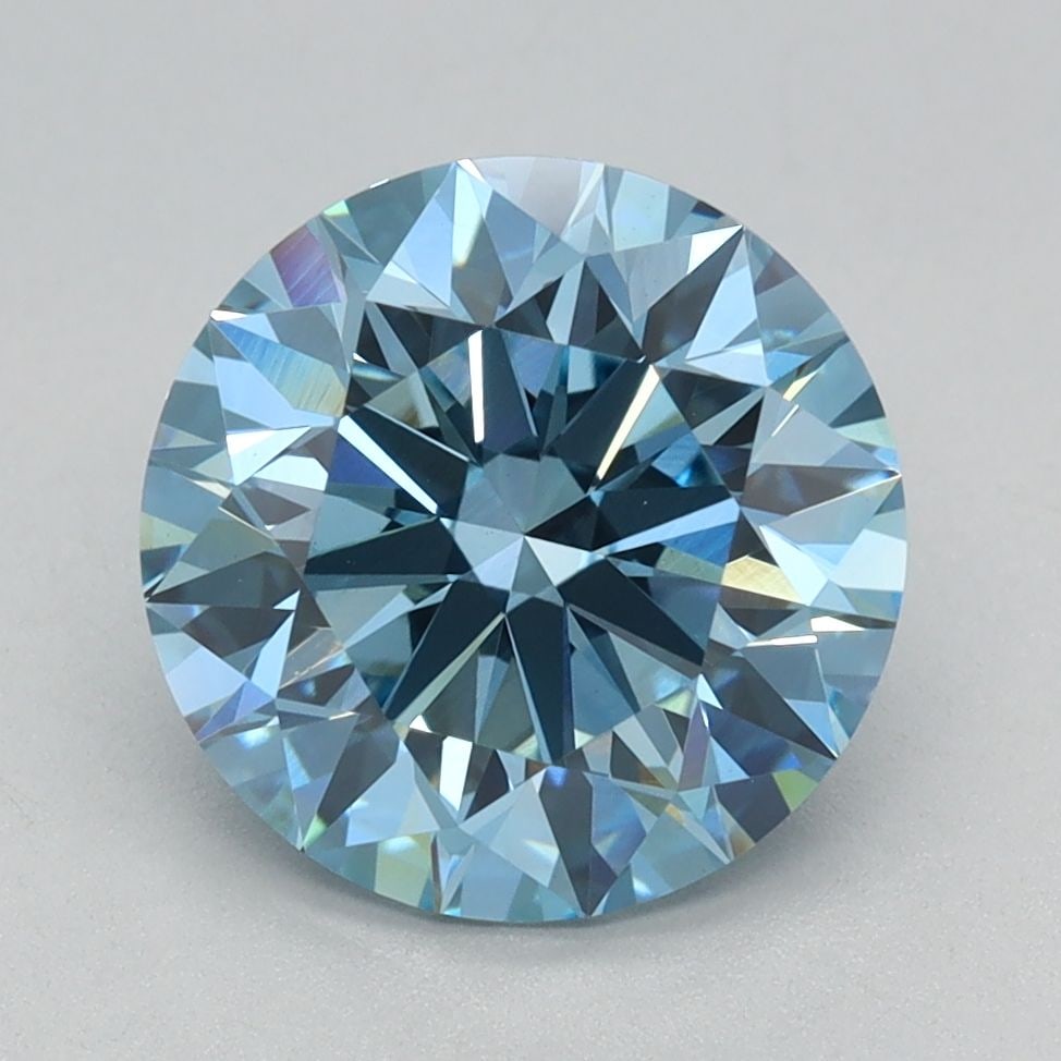 Ideal Loose Lab Diamond - IGI Round 2.18ct Fancy Vivid Blue VVS2: Ideal Loose Lab Diamond - IGI Round 2.18ct Fancy Vivid Blue VVS2 This listing features Ideal Loose Lab Diamond - IGI Round 2.18ct Fancy Vivid Blue VVS2. Item specifics are provided below. Item Specifi