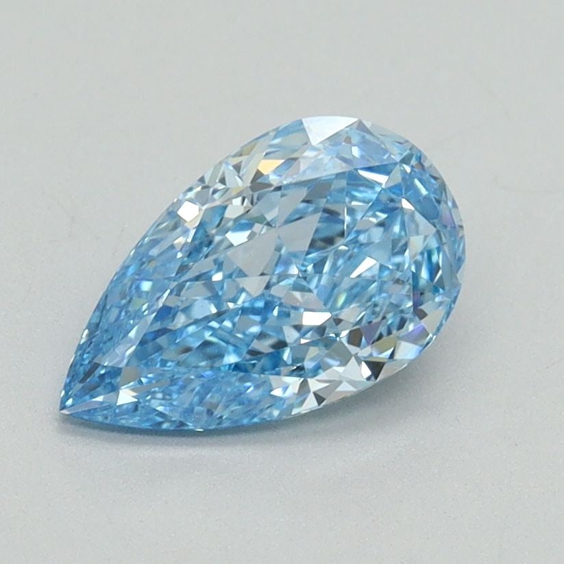 Loose Lab Diamond - IGI Pear 1.0ct Fancy Vivid Blue VVS2 (1 of 1)