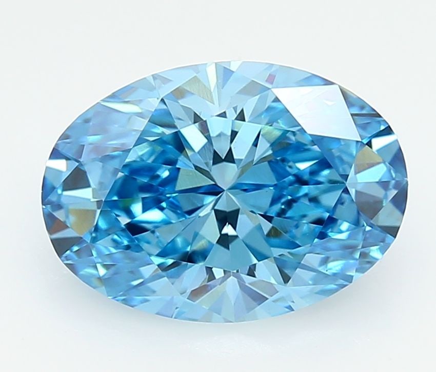 Loose Lab Diamond - IGI Oval 3.04ct Fancy Vivid Blue VVS2: Loose Lab Diamond - IGI Oval 3.04ct Fancy Vivid Blue VVS2 This listing features Loose Lab Diamond - IGI Oval 3.04ct Fancy Vivid Blue VVS2. Item specifics are provided below. Item Specifics: Source: Th