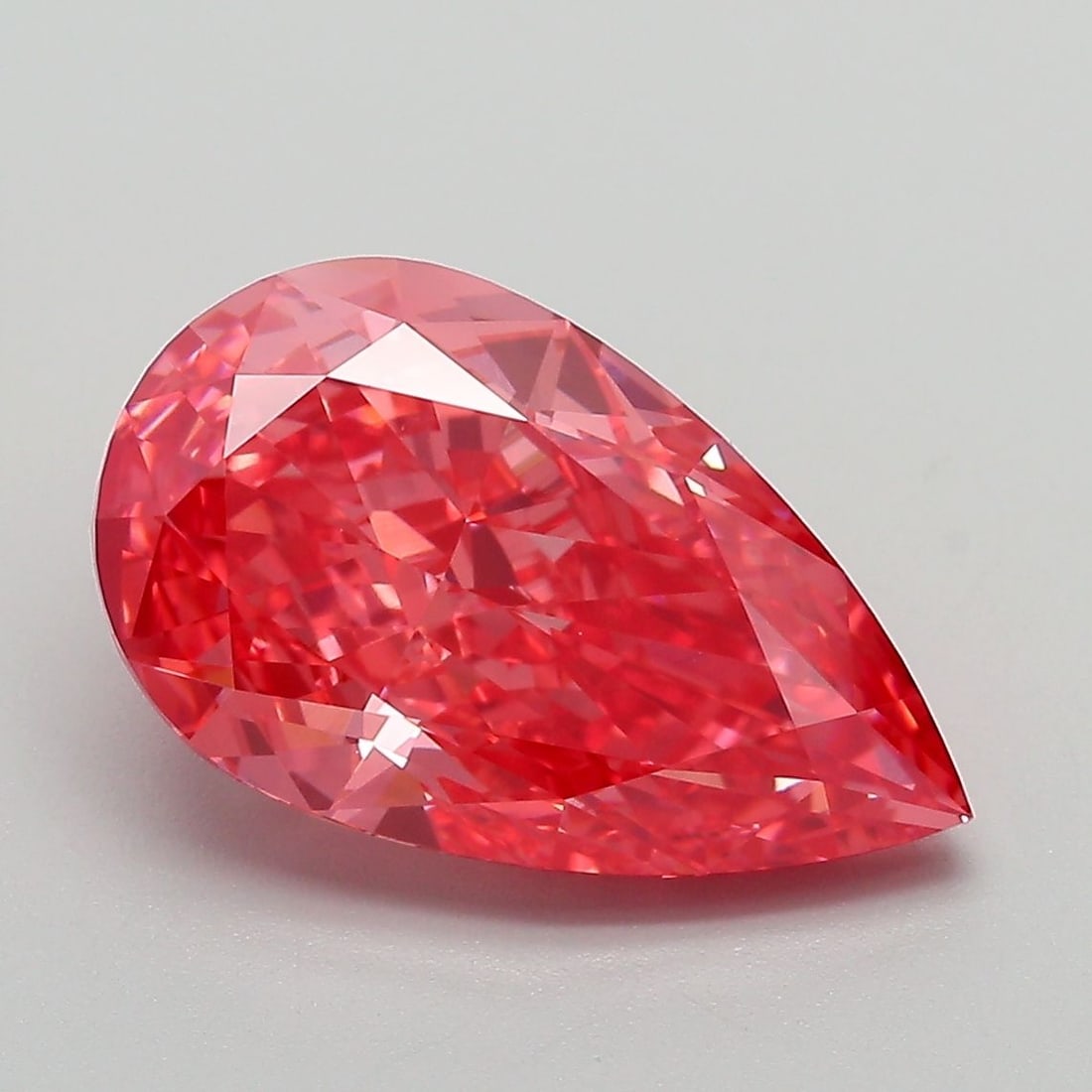 Loose Lab Diamond - IGI Pear 4.48ct Fancy Vivid Pink VVS2 (1 of 1)