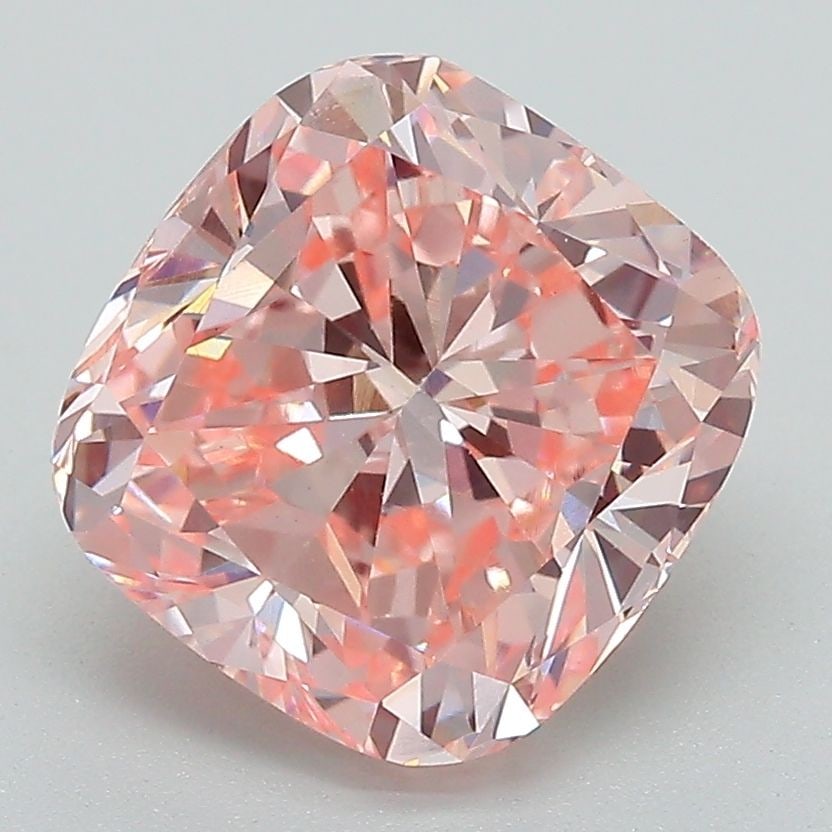 Loose Lab Diamond - IGI Cushion Modified 3.6ct Fancy Intense Pink VVS2 (1 of 1)